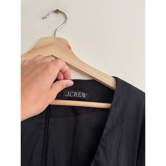 J. CREW Long Sleeve Button Front Mini Dress Size 6 - Picture 7 of 8